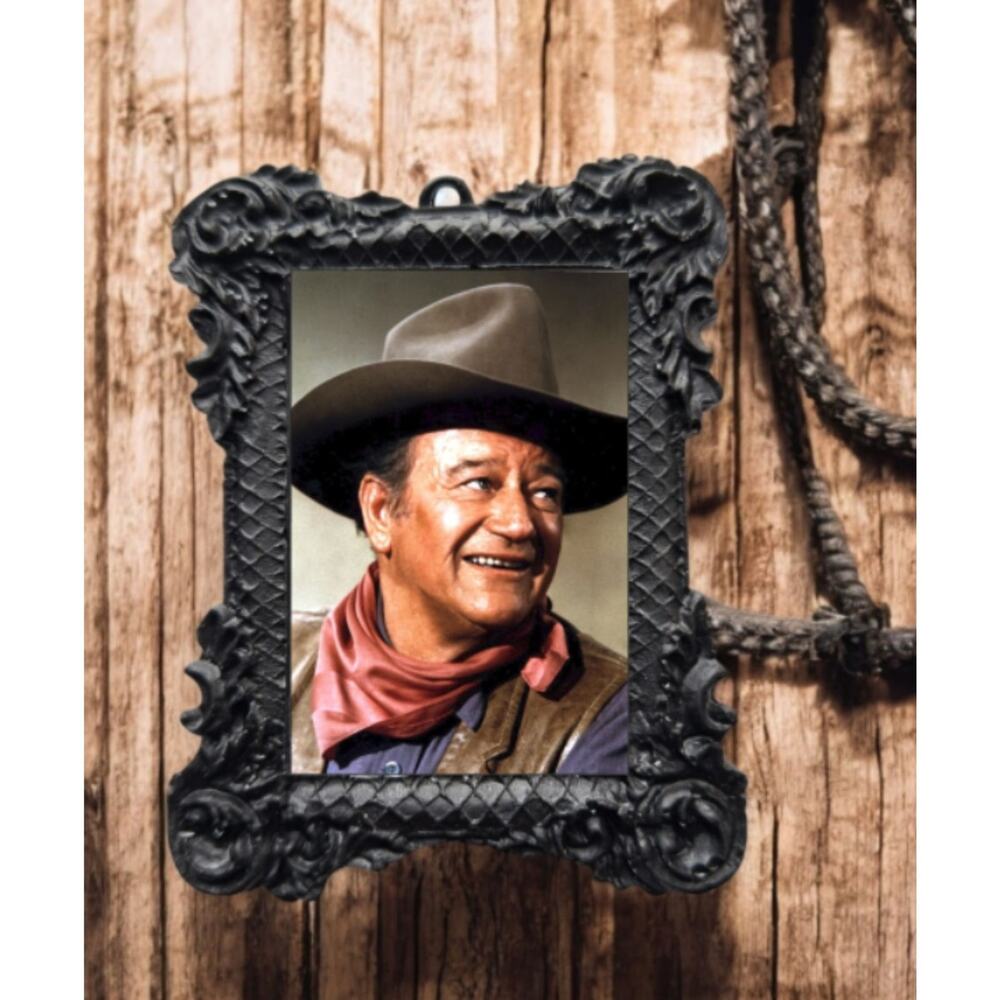 John Wayne Holiday Christmas Tree Ornament Western Film Collectable Memorabilia
